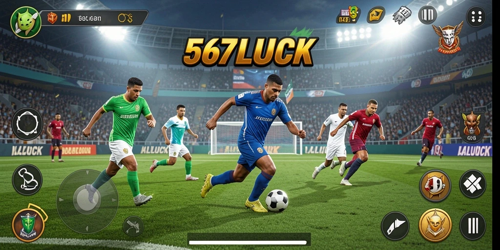 Tampilan gameplay seru di 567LUCK dengan aksi olahraga mendebarkan.