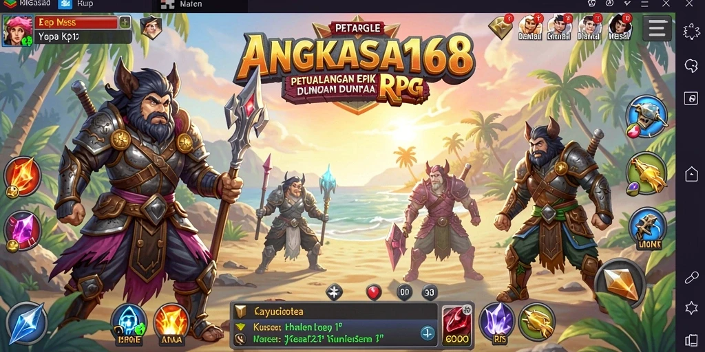 Screenshot menampilkan aksi seru dalam gameplay RPG yang menantang.