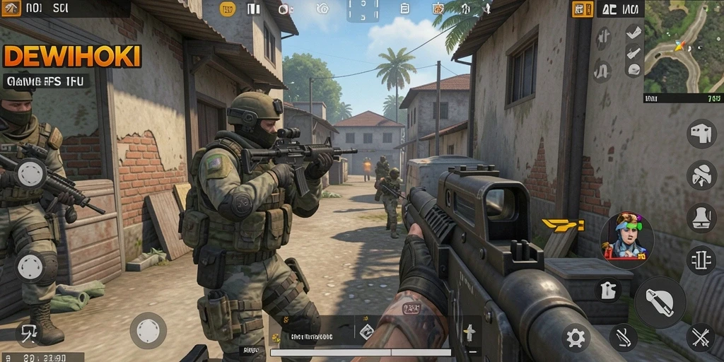 Gameplay seru dengan pertempuran intens di DEWIHOKI.