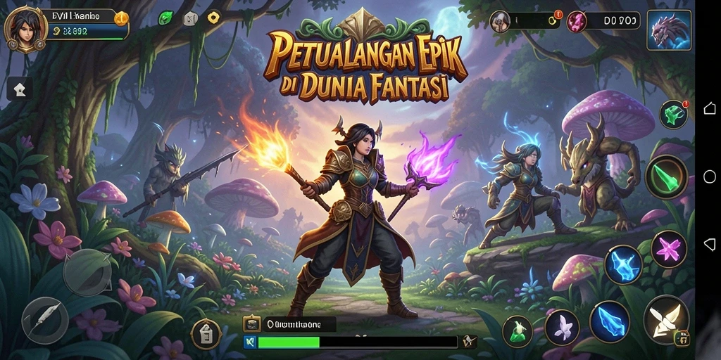 Tampilan gameplay DY01 yang penuh aksi dan petualangan.