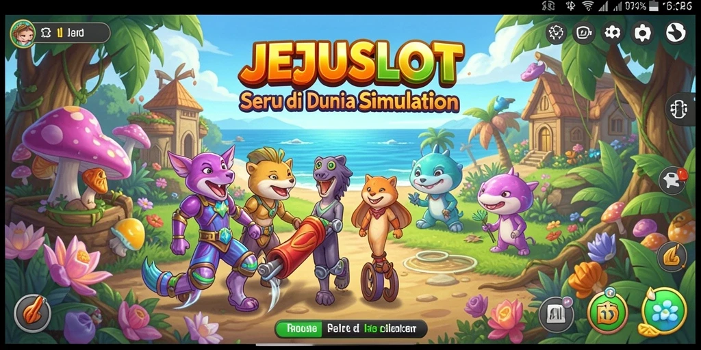 Tampilan gameplay yang menarik dari JEJUSLOT dengan misi seru.