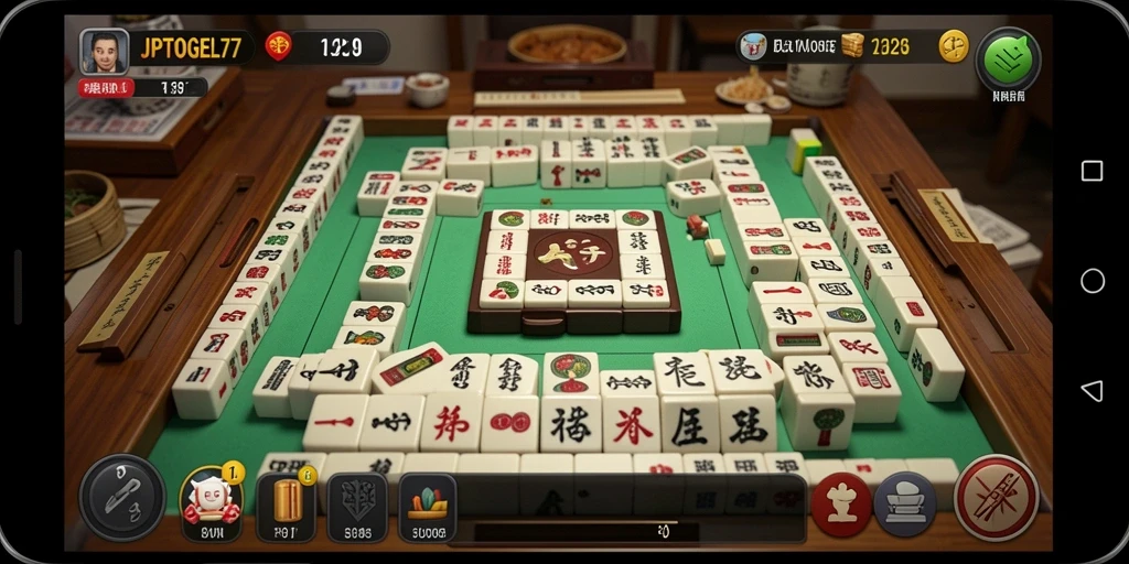 Tampilan gameplay menawan dari JPTOGEL77 yang menghadirkan Mahjong.