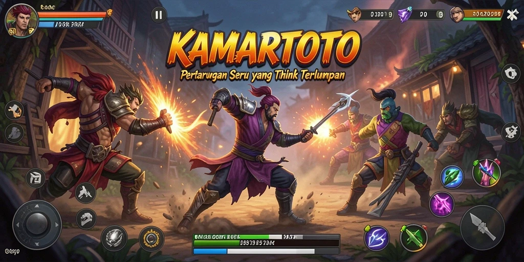 Tampilan mendebarkan dari pertarungan intens KAMARTOTO.
