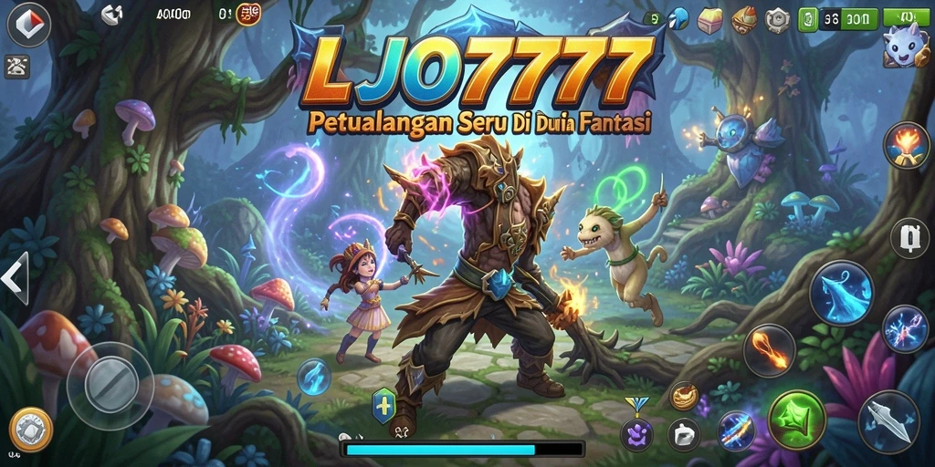 Screenshot utama LJO777 menunjukkan gameplay menarik dengan aksi petualangan.