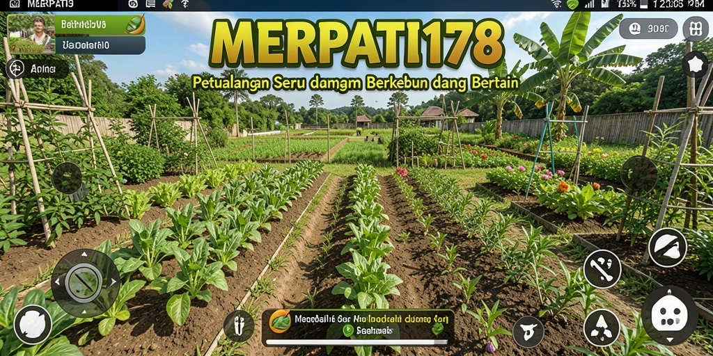 Tangkapan layar menunjukkan gameplay bertani yang menyenangkan.