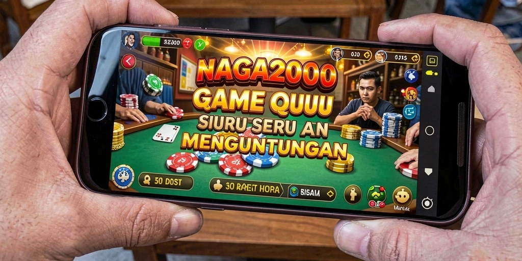 Screenshot gameplay NAGA2000 dengan suasana QiuQiu yang menarik.