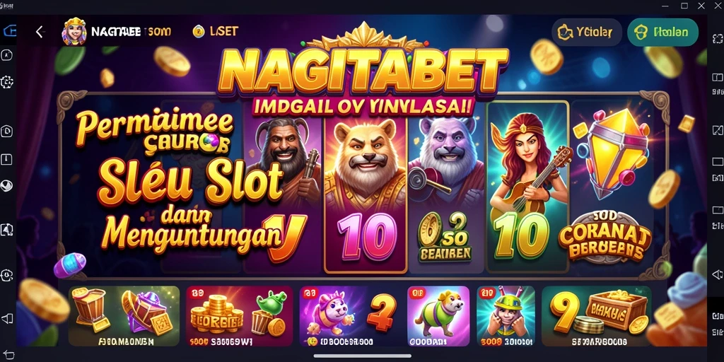 Tampilan gameplay NAGITABET yang menawan dengan Slot yang menarik.