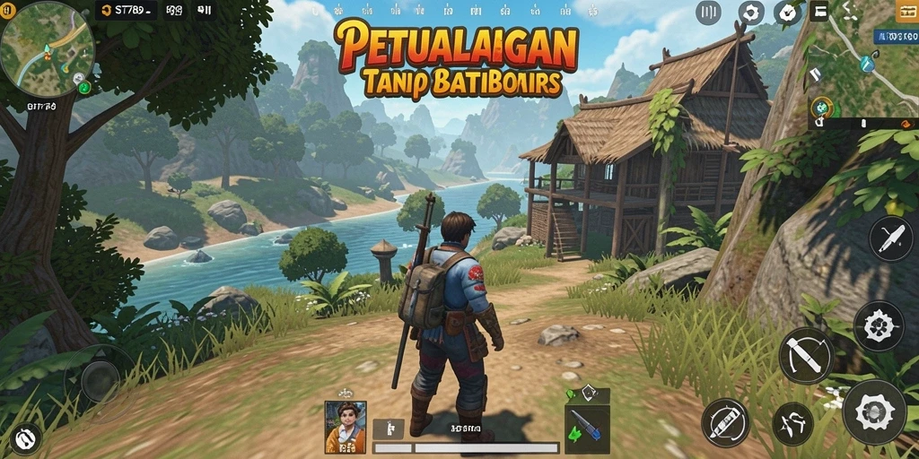 Tampilan gameplay epik di dunia terbuka ST789.