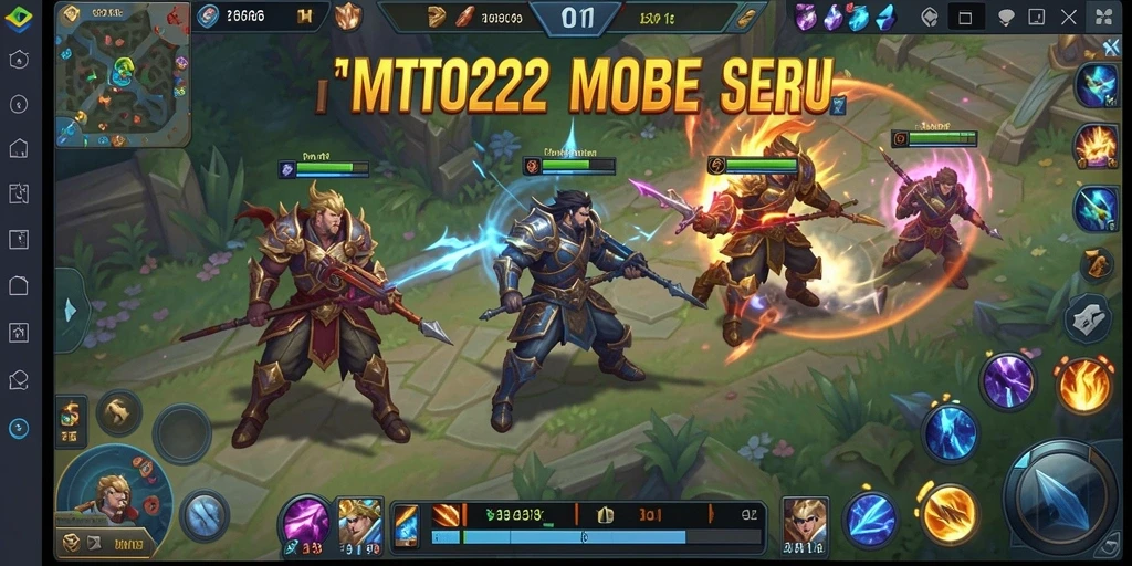 Tampilan permainan MOBA yang seru dan menyenangkan di TOTO22.