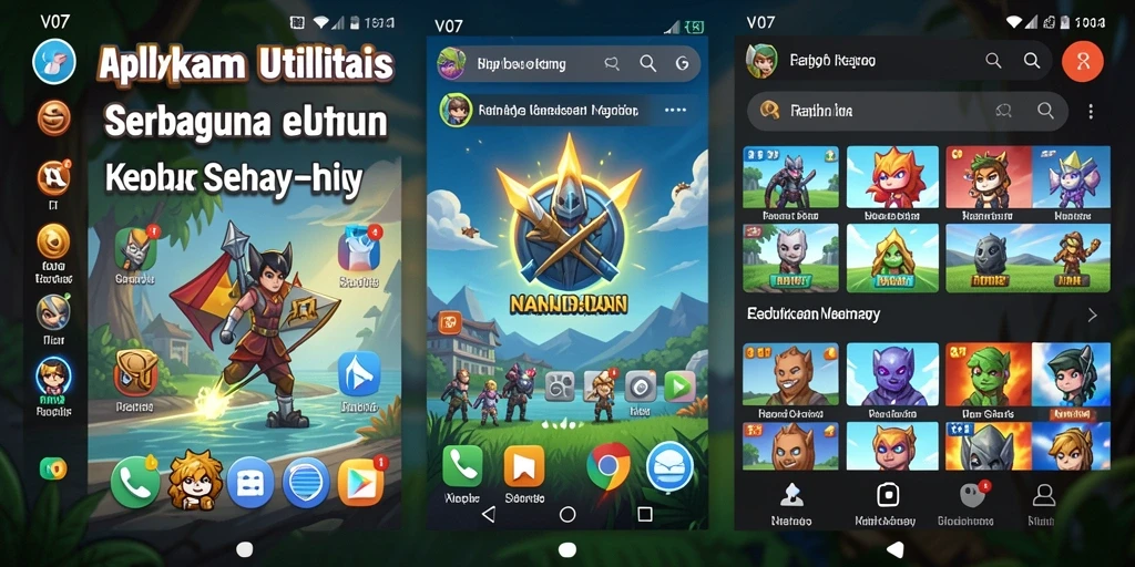 Tampilan antarmuka V07 yang intuitif dan modern.