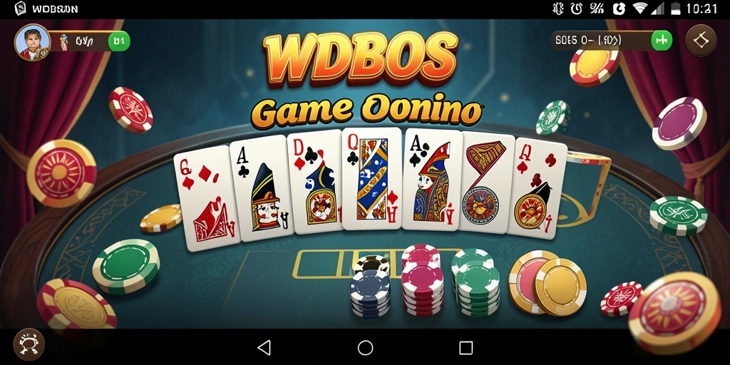Cuplikan gameplay seru dari WDBOS yang menunjukkan keseruan bermain Domino.
