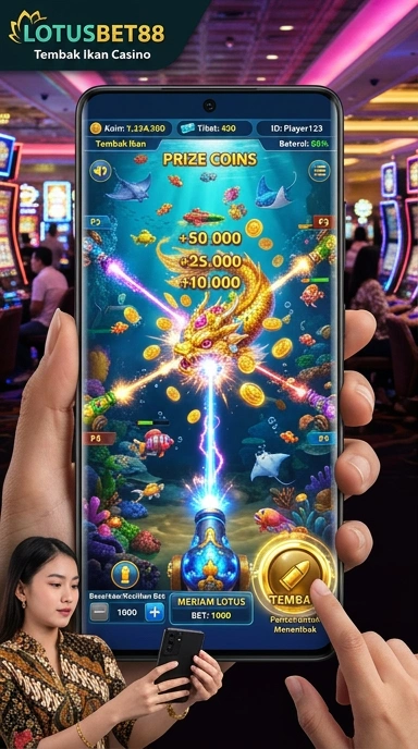 Tampilan aplikasi lotusbet88 yang menarik dan intuitif.