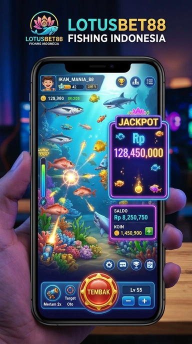 Screenshot fitur-fitur menarik pada aplikasi lotusbet88.